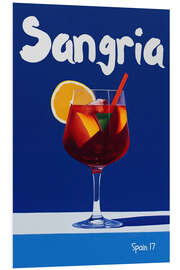 Stampa su PVC Sangria Cocktail, Spain 1917 - Felipe Hora
