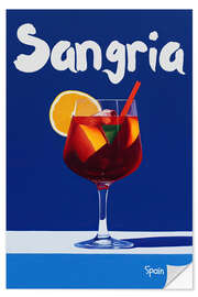 Naklejka na ścianę Sangria Cocktail, Spain 1917 - Felipe Hora