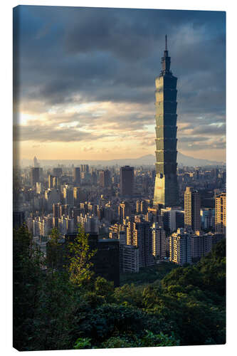 Obraz na płótnie Taipei Skyline, Taiwan