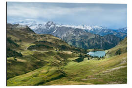 Alubild Seealpsee in den bayrischen Alpen im Herbst - Andreas Wonisch
