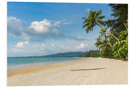Hartschaumbild Traumhafter Strand in Thailand