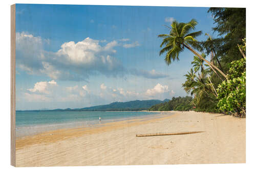 Wood print Dreamy beach in Thailand