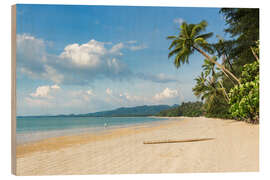 Wood print Dreamy beach in Thailand
