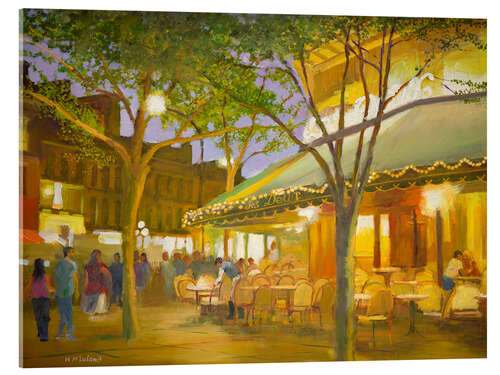 Acrylglasbild Paris im Frühling