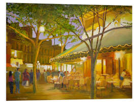 Hartschaumbild Paris im Frühling