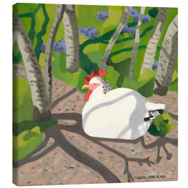 Canvas-taulu Hen in the Shade - Sophie Harding