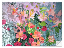 Wall sticker A Pink Bouquet