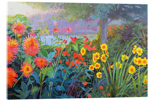 Acrylic print Swan Garden