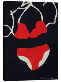 Canvas print Red Bikini - Sophie Harding