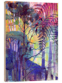 Holzbild In den Blauen Bergen - Claire Spencer