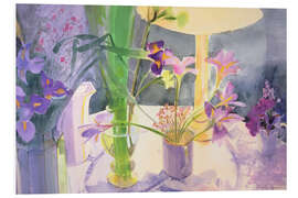 Foam board print Winter Iris