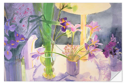 Naklejka na ścianę Winter Iris