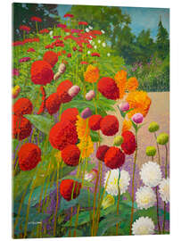 Stampa su vetro acrilico Love in the Garden