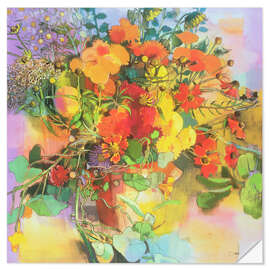 Wandsticker Herbstblumen