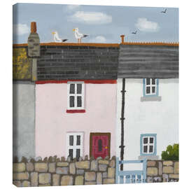 Lienzo Pink and White Houses - Sophie Harding
