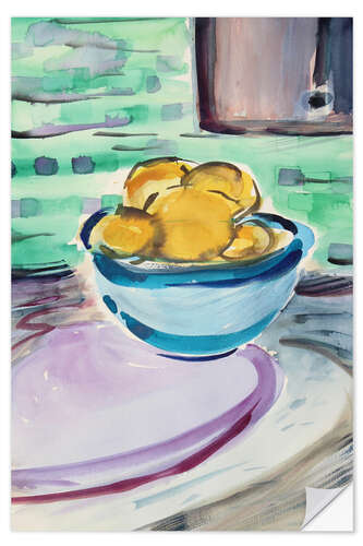 Vinilo para la pared Still Life with Lemons