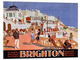 Quadro em acrílico Brighton - Henry George Gawthorn - Vintage Advertising Collection
