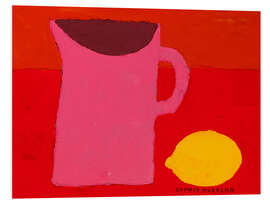 Cuadro de PVC Pink Jug and Lemon - Sophie Harding