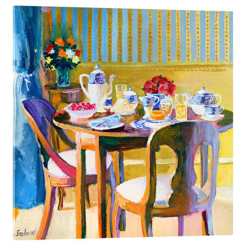 Acrylic print Breakfast table