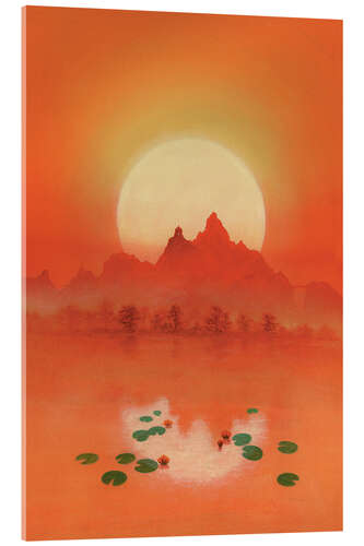 Acrylic print Sunrider