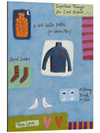 Cuadro de aluminio Important Things For Cold Nights - Sophie Harding