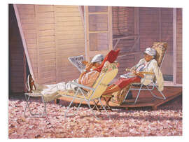 Hartschaumbild Abendruhe