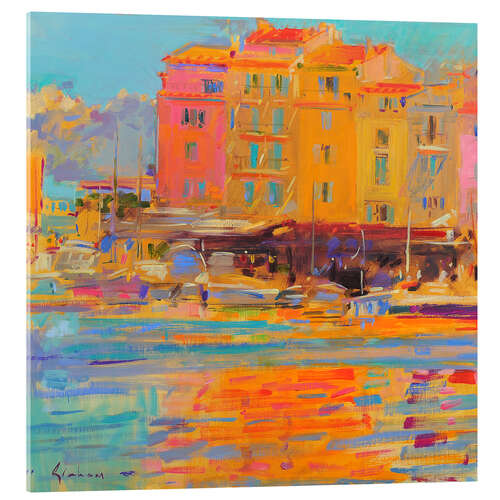 Tableau en verre acrylique Saint-Tropez Reflections