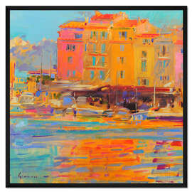 Gerahmter Kunstdruck Saint-Tropez Reflections - Peter Graham
