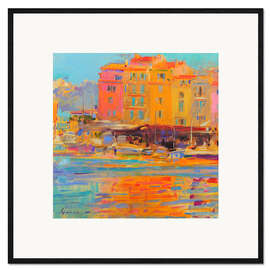 Framed art print Saint-Tropez Reflections