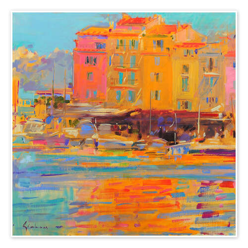 Poster Saint-Tropez Reflections