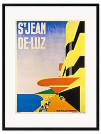 Framed art print Saint-Jean-de-Luz - Robert Mallet-Stevens, 1928