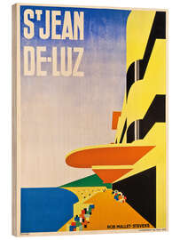Cuadro de madera Saint-Jean-de-Luz - Robert Mallet-Stevens, 1928 - Vintage Advertising Collection