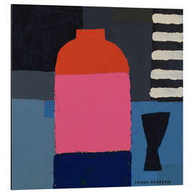 Magnettafel Topf, Glas und Streifen