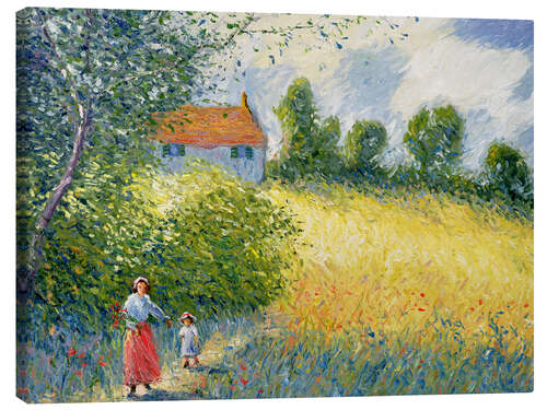 Canvas print The Meadow Path - Richard Kretchmer
