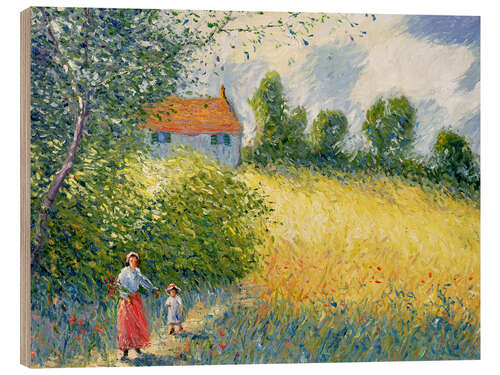 Cuadro de madera The Meadow Path - Richard Kretchmer