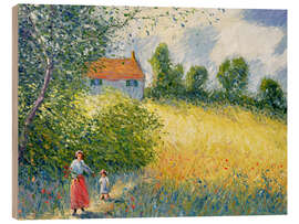 Cuadro de madera The Meadow Path - Richard Kretchmer