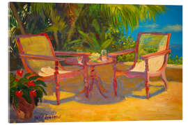 Obraz na szkle akrylowym Caribbean terrace - William Ireland