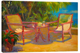 Canvas print Caribbean terrace - William Ireland