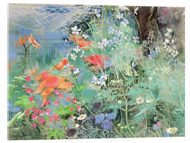 Acrylglasbild Summer Garden