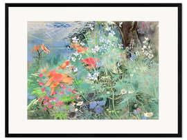 Impression artistique encadrée Summer Garden