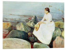 Obraz na szkle akrylowym Inger on the Beach, 1889