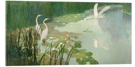 Acrylglasbild Reiher im Sommer, 1941 - Newell Convers Wyeth