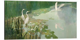Alumiinitaulu Heron in Summer, 1941 - Newell Convers Wyeth