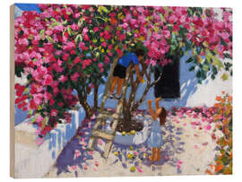 Trätavla Lemon picking, Skiathos, Greece - Andrew Macara