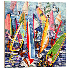 Quadro de madeira Smooth Sailing, 1992 - Komi Chen
