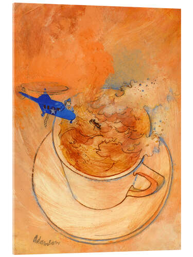 Acrylglas print Storm in a Teacup