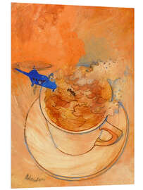 Hartschaumbild Sturm in einer Teetasse - George Adamson