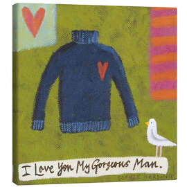 Leinwandbild Gorgeous Man - Sophie Harding