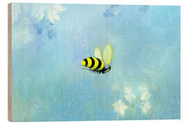 Holzbild Die Biene - George Adamson