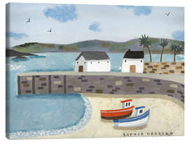Lienzo Boats at the harbor - Sophie Harding